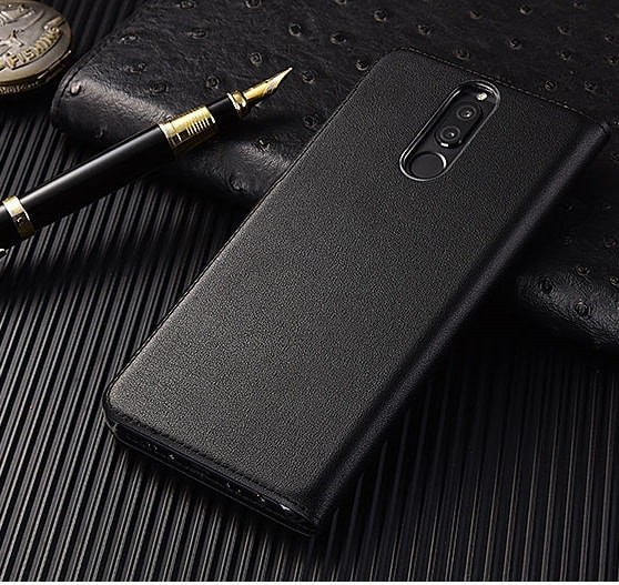 Etuis Portefeuille Huawei Mate 10 Lite Cover Vision Noir