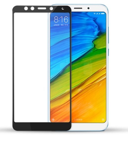 Verre Trempé Xiaomi Redmi 5 Plus Protecteur d'écran Noir