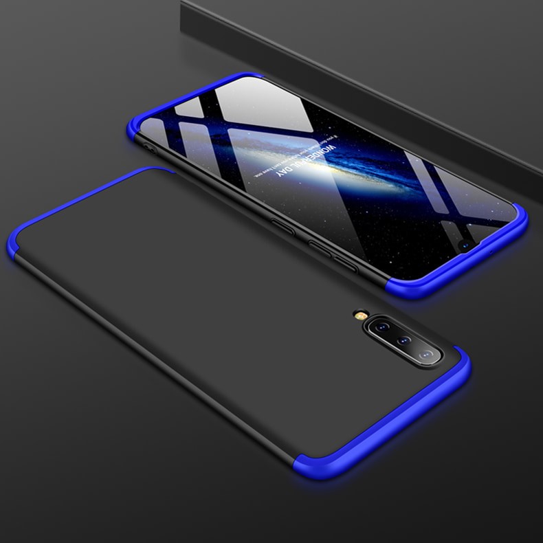 Coque 360 Samsung Galaxy A50 Noir et Bleue