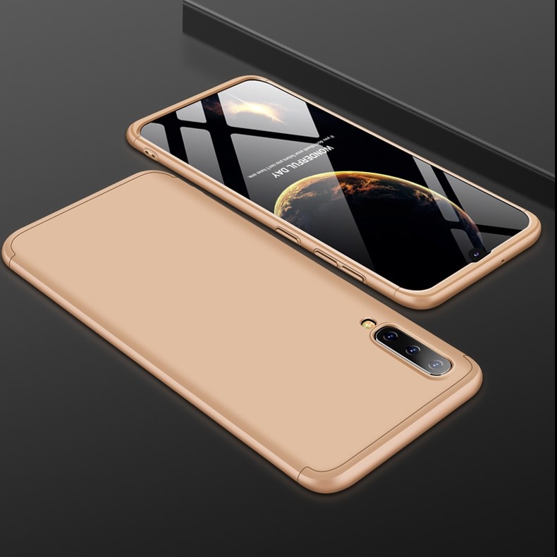 Coque 360 Samsung Galaxy A50 Dorée
