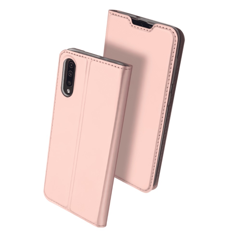 Étuis Samsung Galaxy A50 Cuir DUXi rose