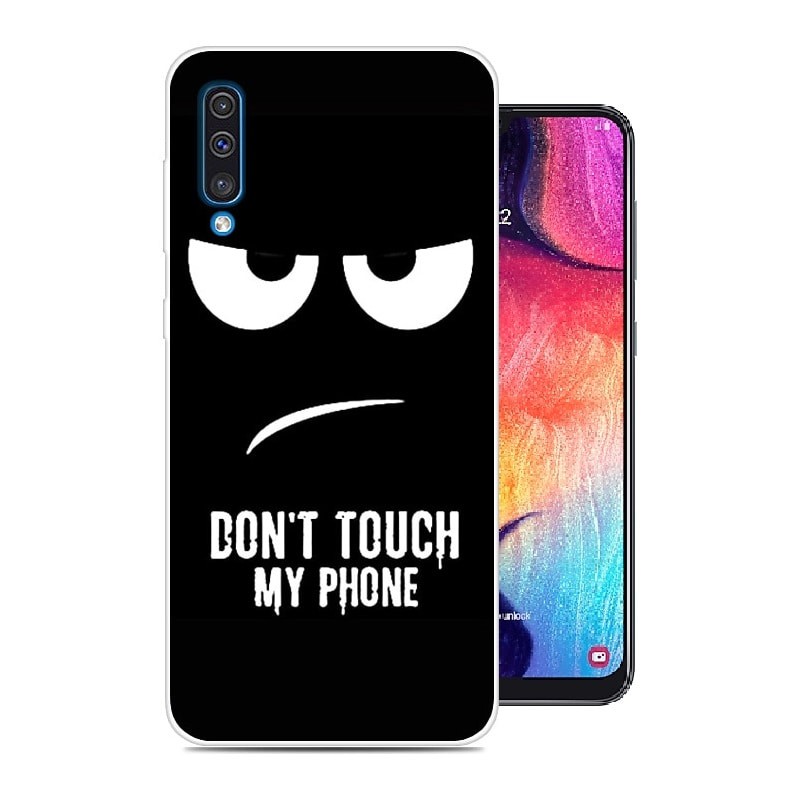 Coque Silicone Samsung Galaxy A50 Faché