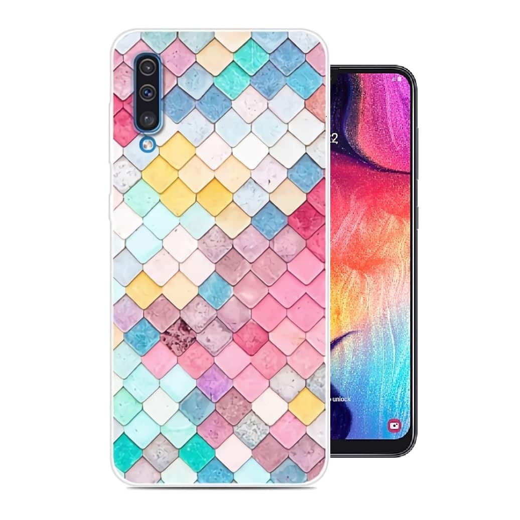 Coque Silicone Samsung Galaxy A50 Aquarelles