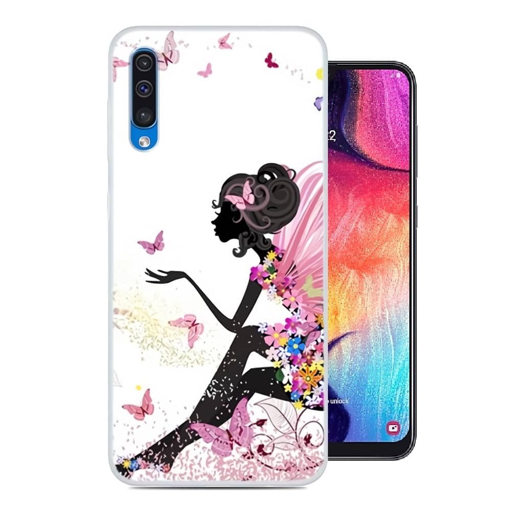 Coque Silicone Samsung Galaxy A50 Fée