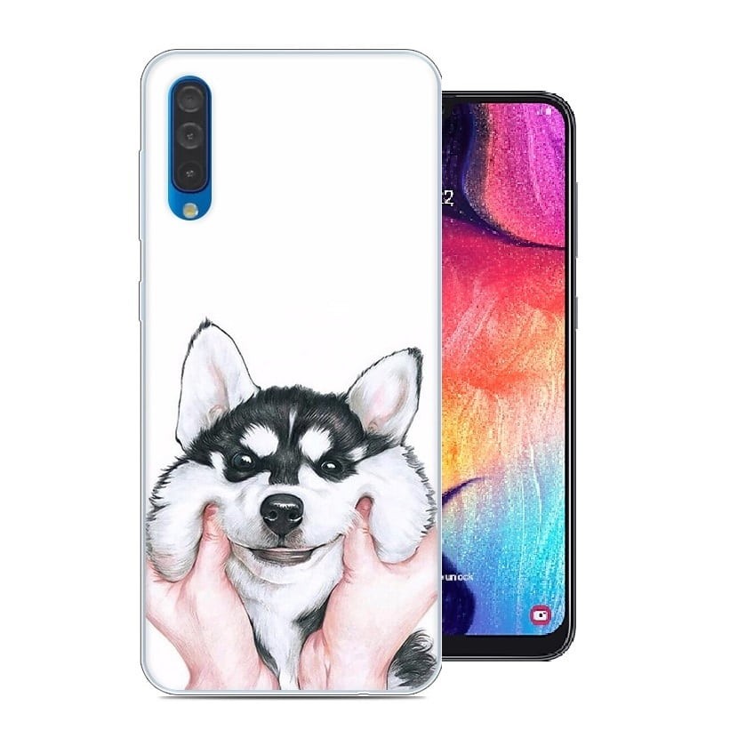 Coque Silicone Samsung Galaxy A50 Chien