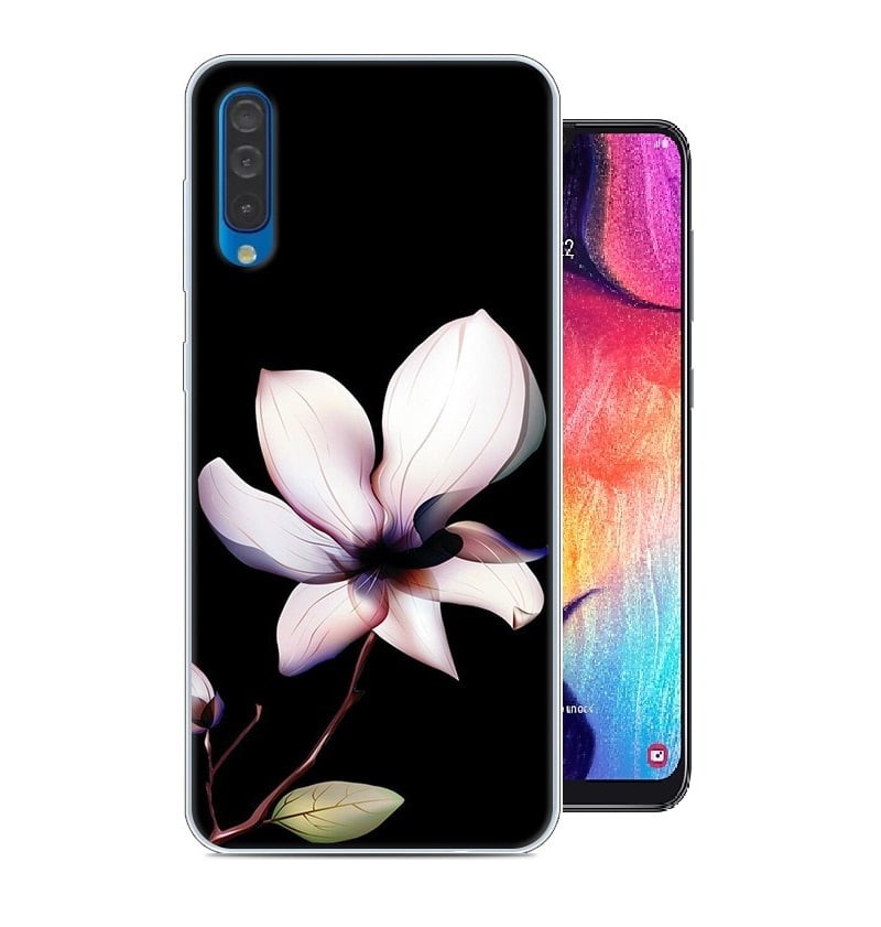 Coque Silicone Samsung Galaxy A50 Lys