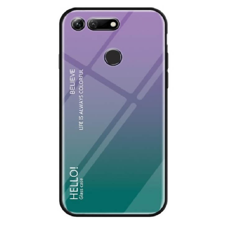 Coque Honor View 20 Silicone et Verre Trempé Master Vert