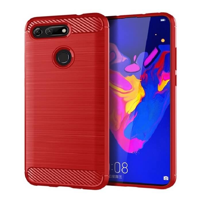Coque Silicone Xiaomi Redmi Note 7 Brossé Rouge