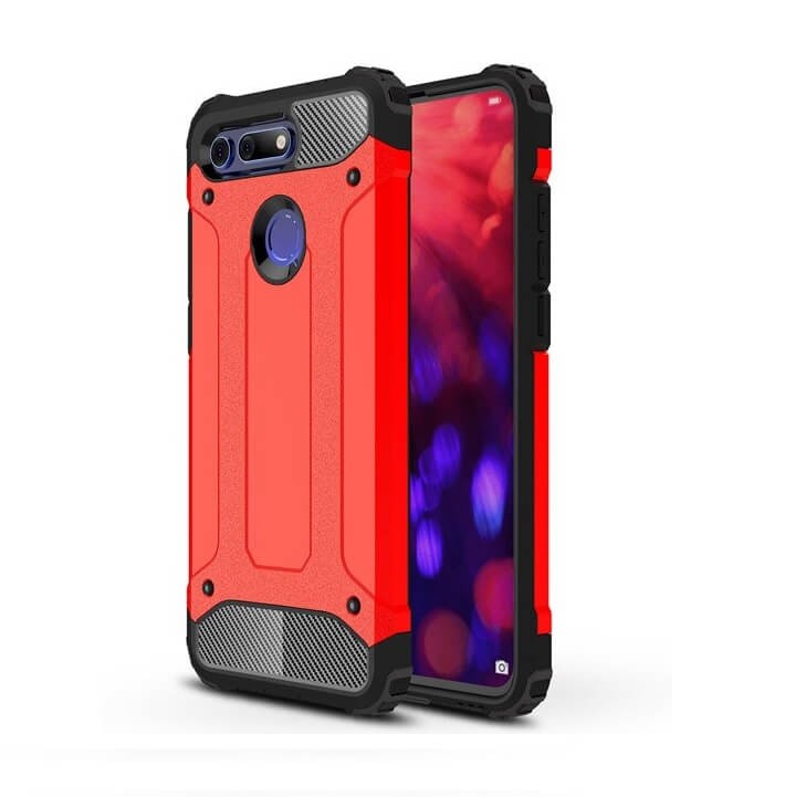 Coque Honor View 20 Anti Choques Rouge