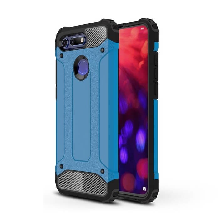 Coque Honor View 20 Anti Choques Bleue