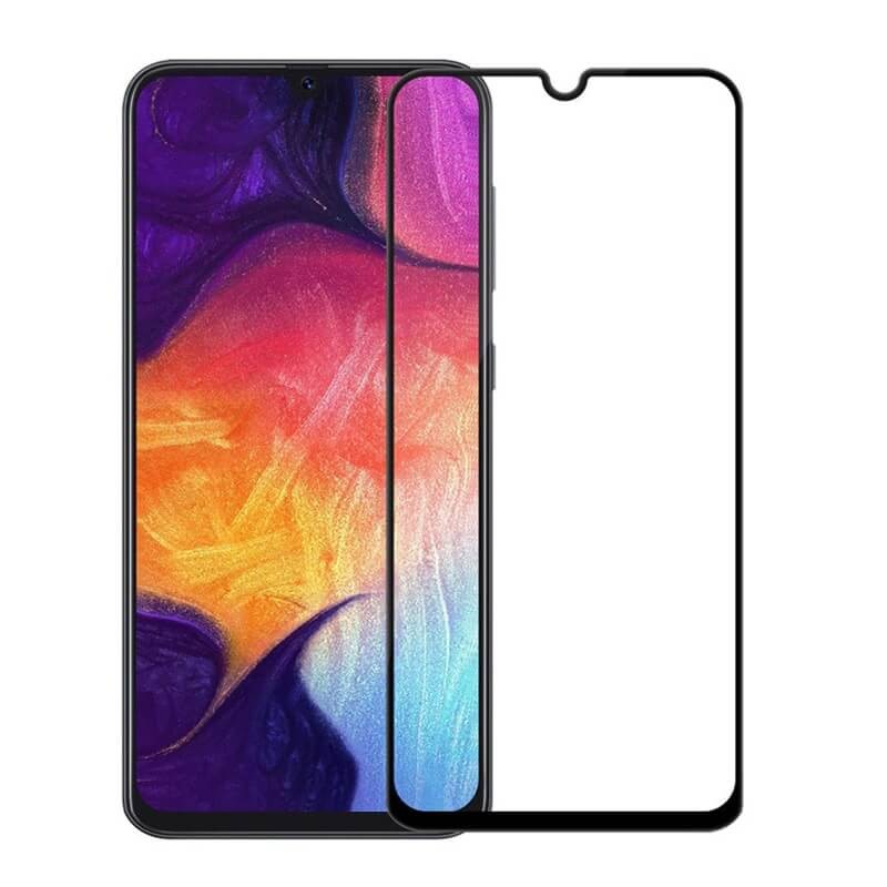Verre Trempé Samsung Galaxy A70 Protecteur d'écran Noir