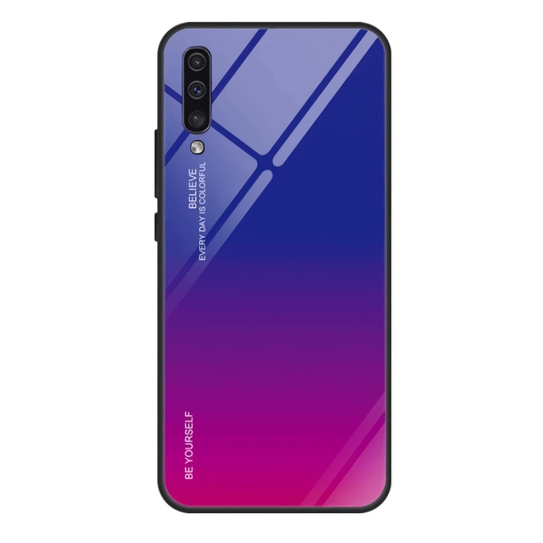 Coque Samsung Galaxy A70 Silicone et Verre Trempé Master fushia