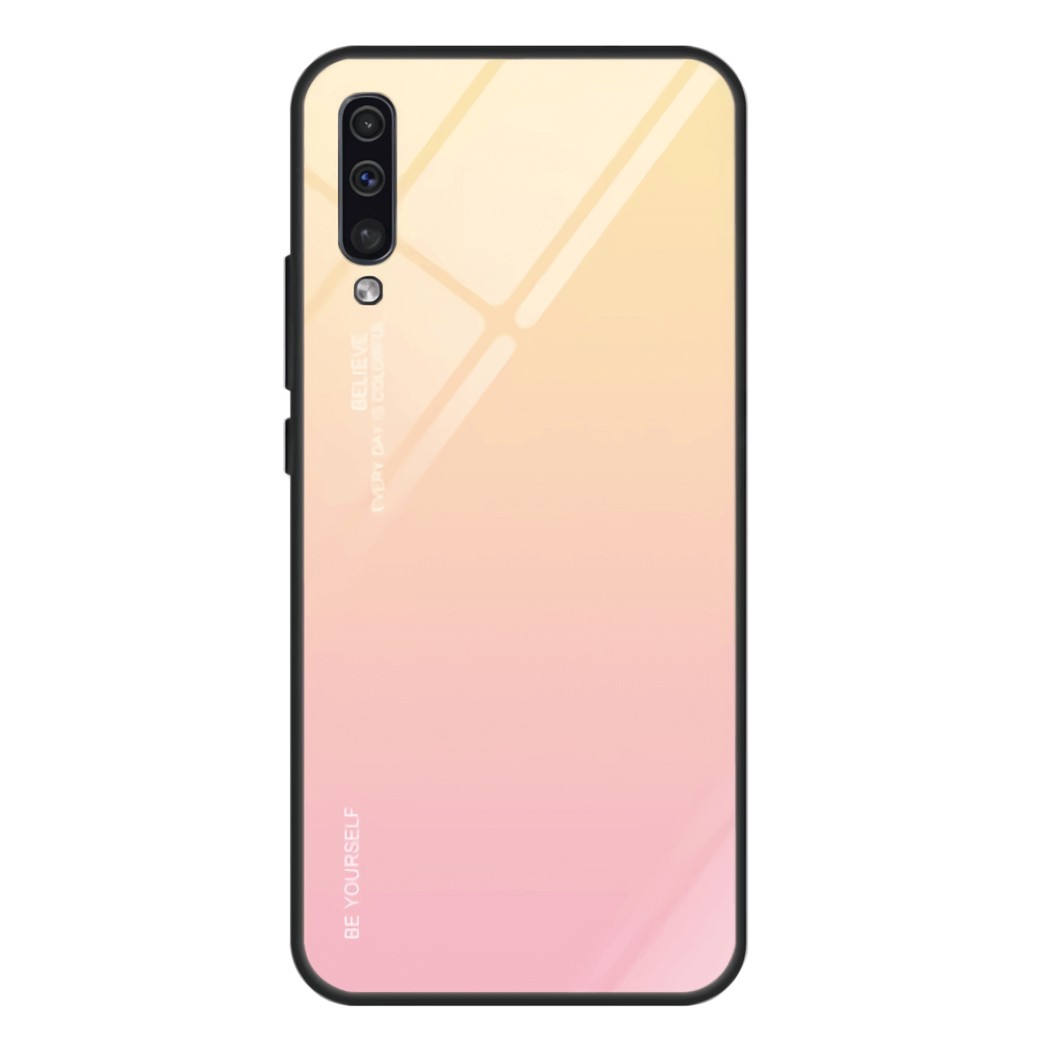 Coque Samsung Galaxy A70 Silicone et Verre Trempé Master rose