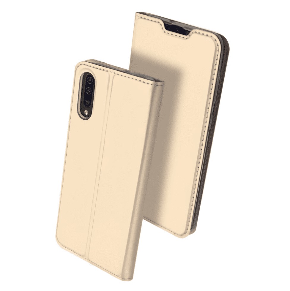 Étuis Samsung Galaxy A70 Cuir DUXi doré