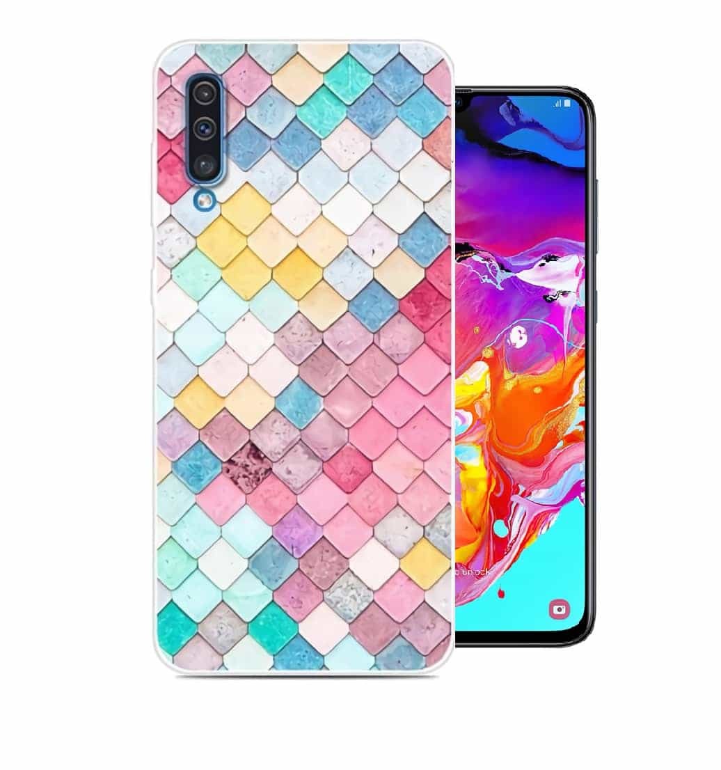 Coque Silicone Samsung Galaxy A70 Aquarelles