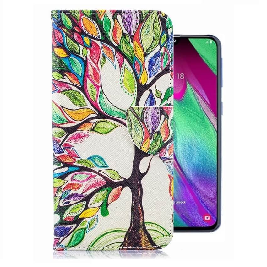 Etuis Portefeuille Samsung Galaxy A70 Arbre