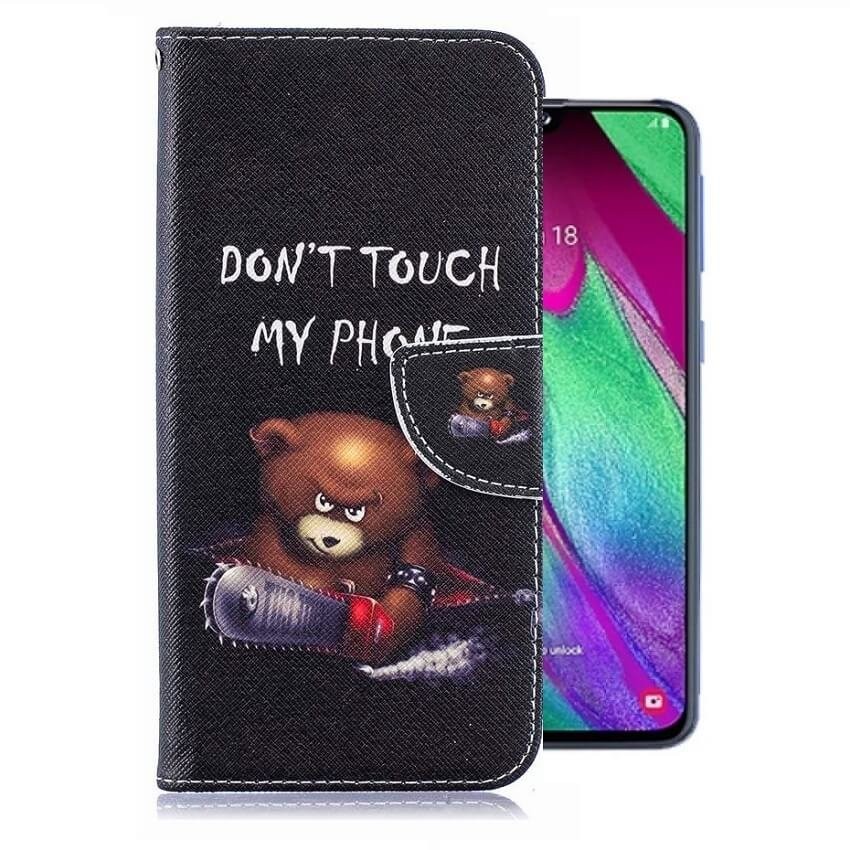 Etuis Portefeuille Samsung Galaxy A70 Simili Cuir Ourson