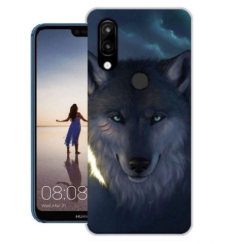 Coque Silicone Huawei P20 Lite Loup