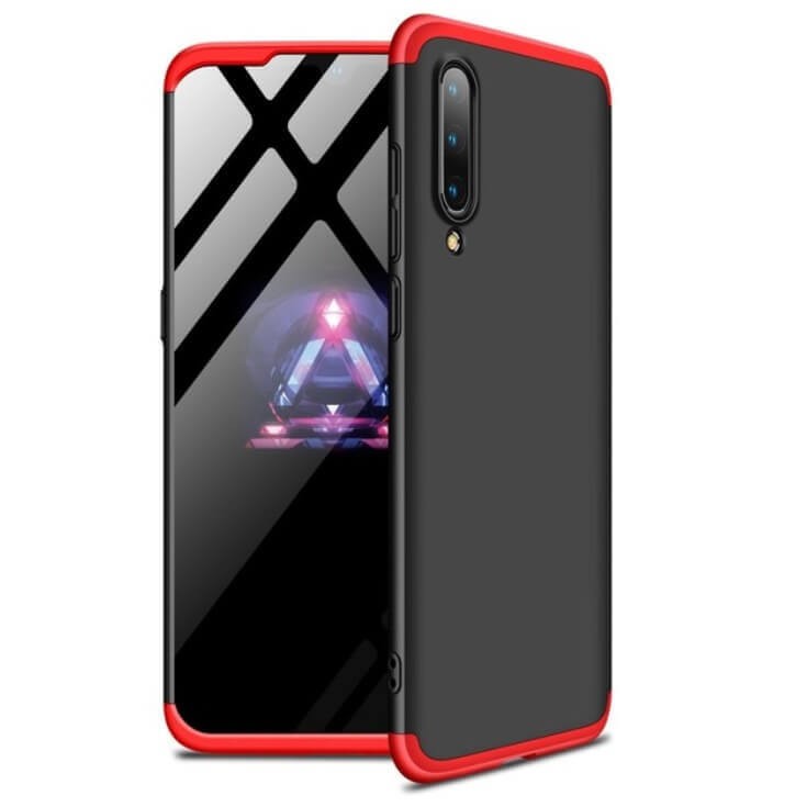 Coque 360 Xiaomi MI 9 Lite Noire et Rouge