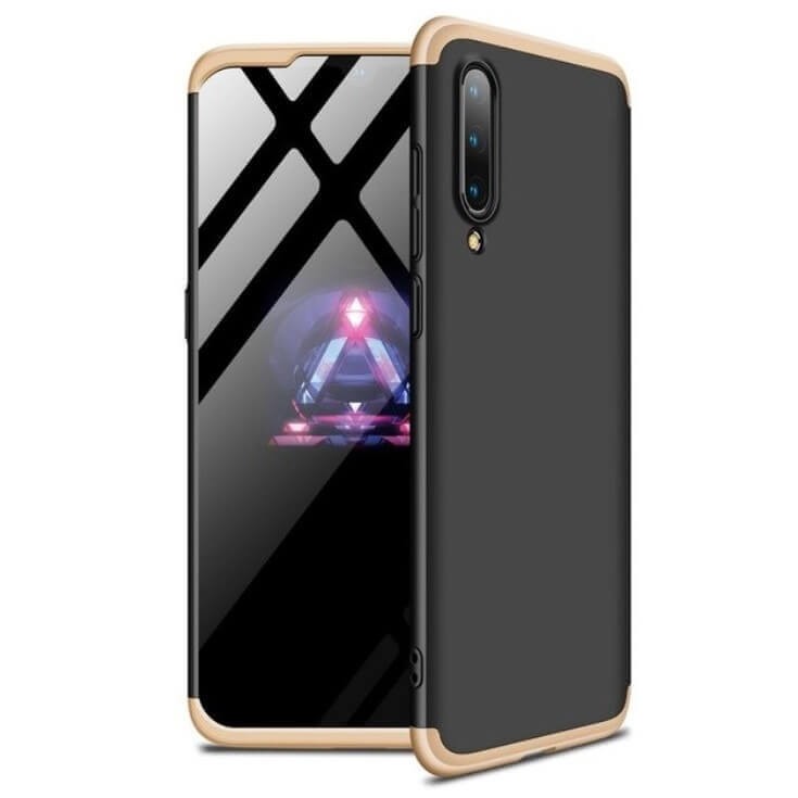 Coque 360 Xiaomi MI 9 Lite Noir et Or