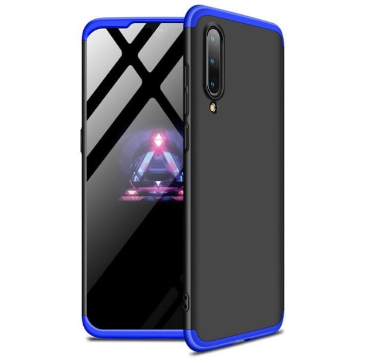 Coque 360 Xiaomi MI 9 Lite Noire et Bleue