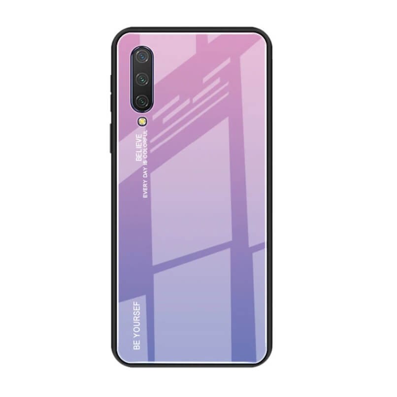 Coque Xiaomi Mi 9 Lite Silicone et Verre Trempé Master rose