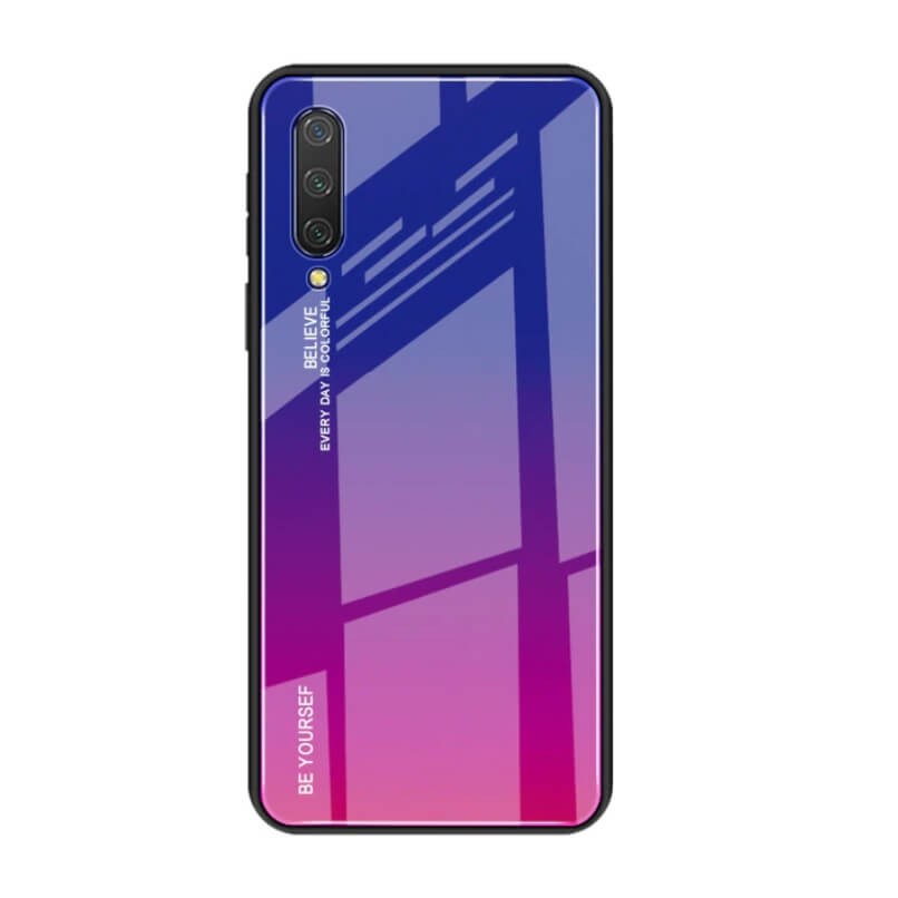Coque Xiaomi Mi 9 Lite Silicone et Verre Trempé Master fushia