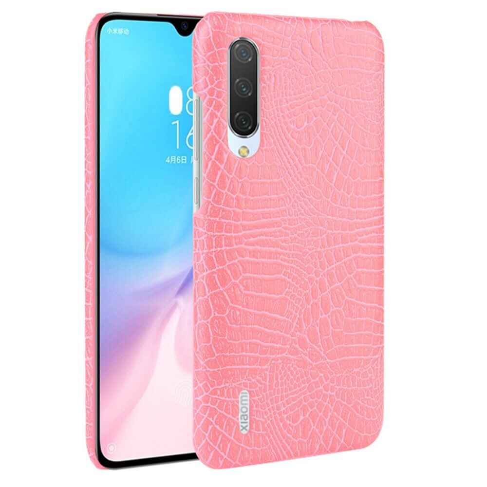 Coque Xiaomi MI 9 Lite Croco Cuir Rose