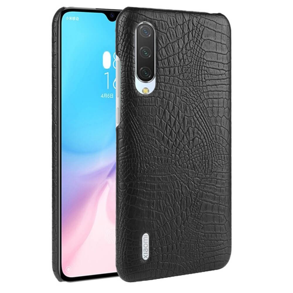 Coque Xiaomi MI 9 Lite Croco Cuir Noire