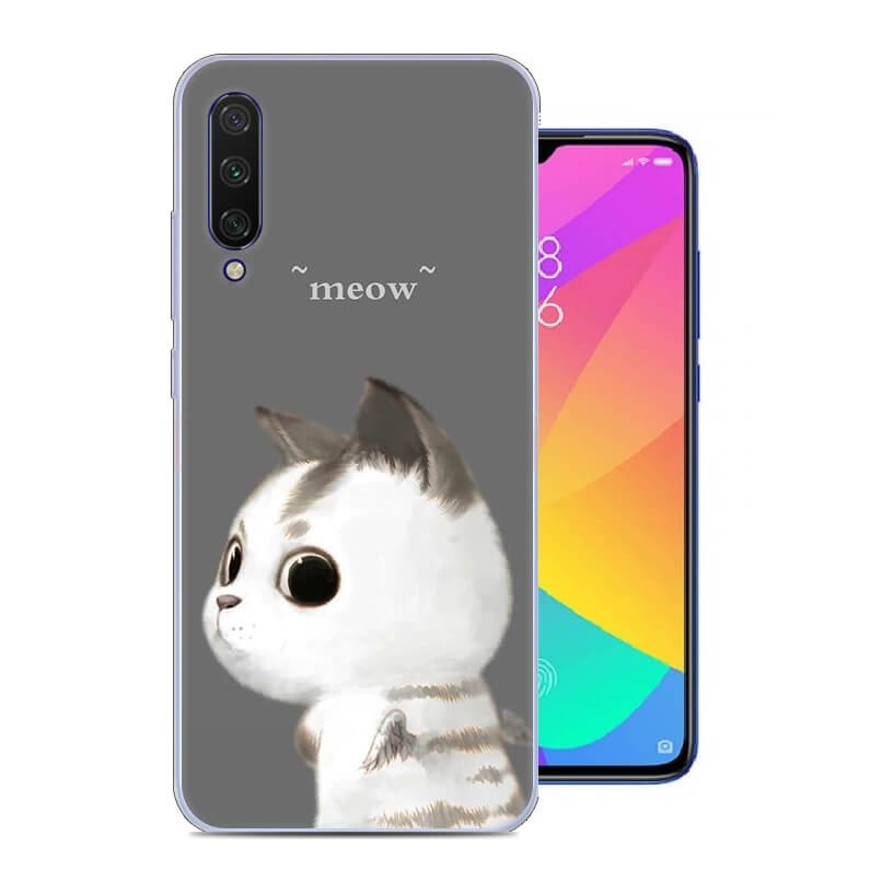 Coque Silicone Xiaomi MI 9 Lite Meow