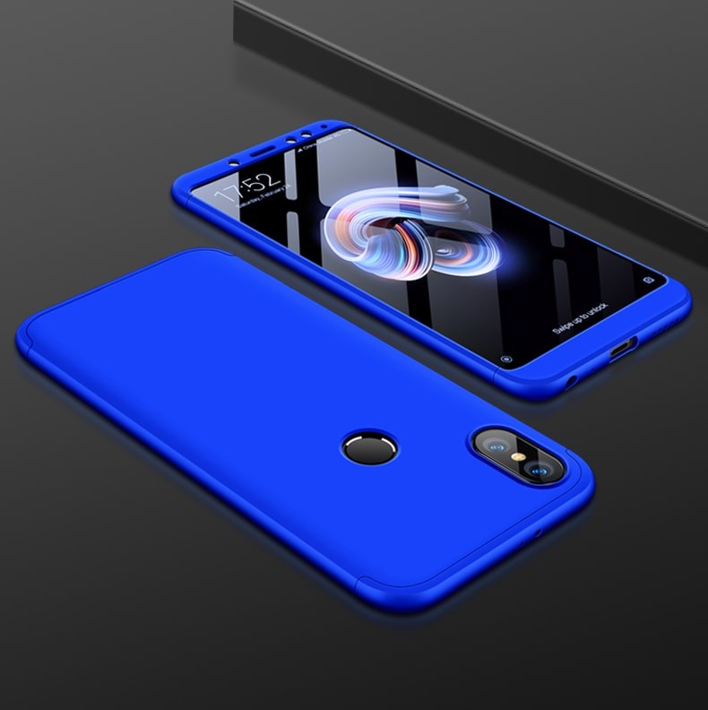 Coque 360 Xiaomi Redmi Note 5 Pro Azul.