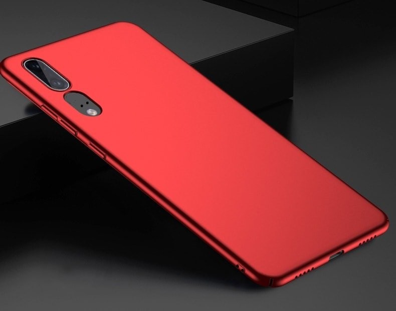 Coque Silicone Huawei P20 Extra Fine Rouge